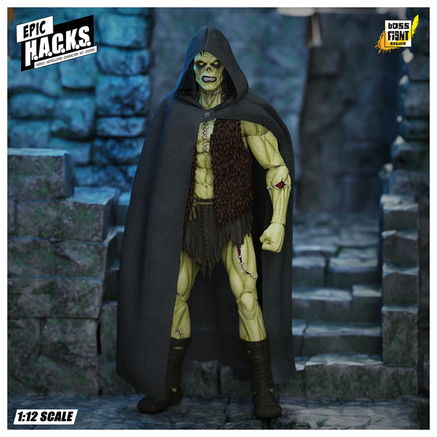 Frankenstein's Monster Epic H.A.C.K.S. akciófigura 1/12 Undead Creature 19 cm  termékfotó