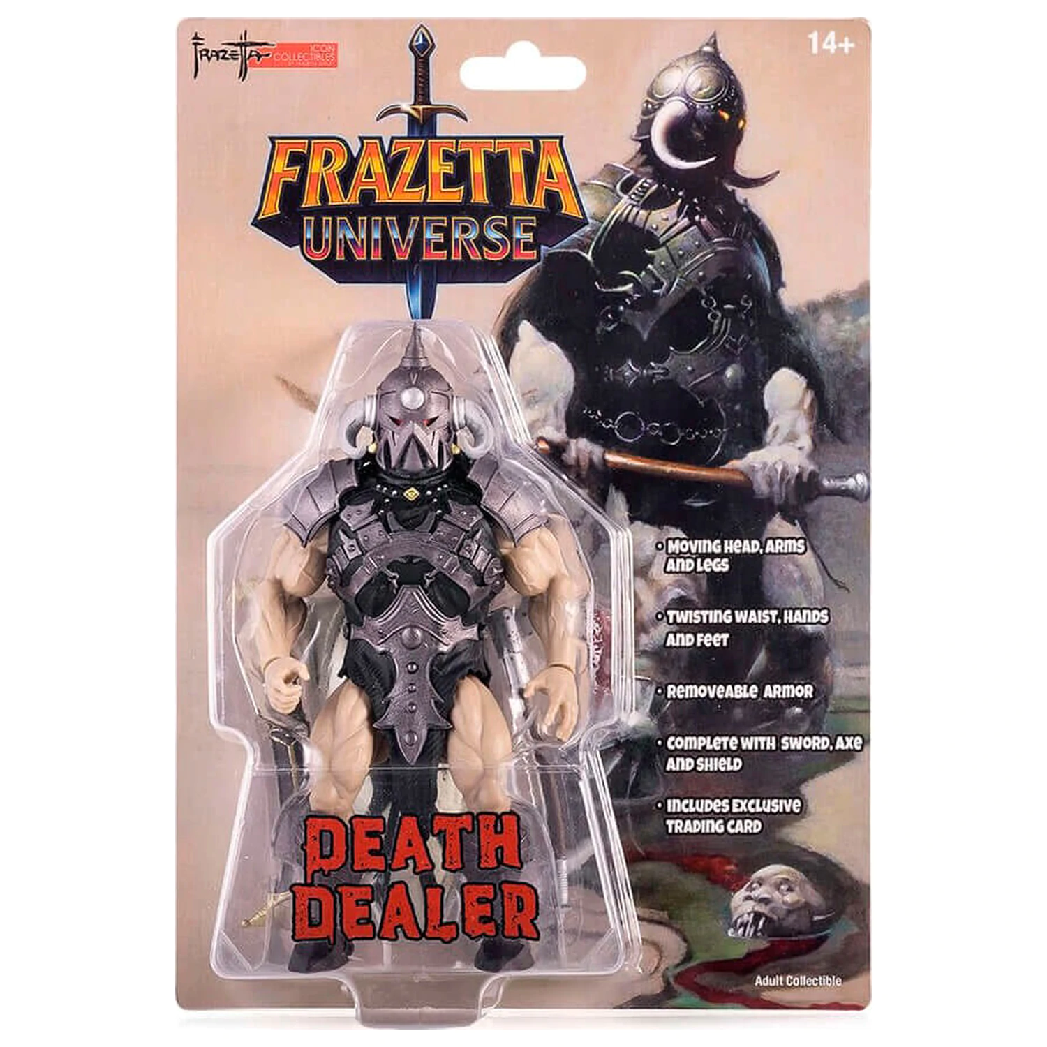 Frazetta Icon Death Dealer figura 14cm termékfotó