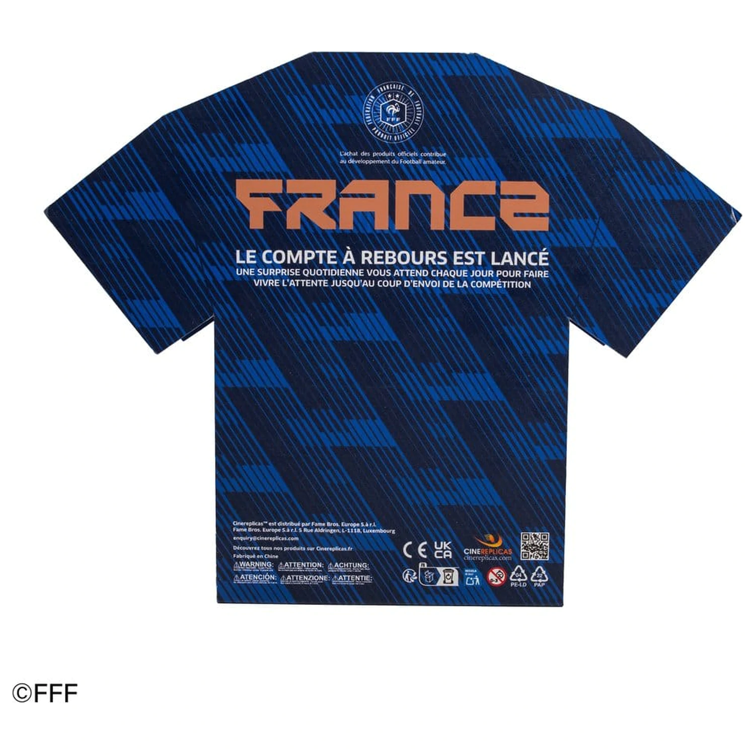 French Football Federation Jersey adventi kalendárium 2026 termékfotó