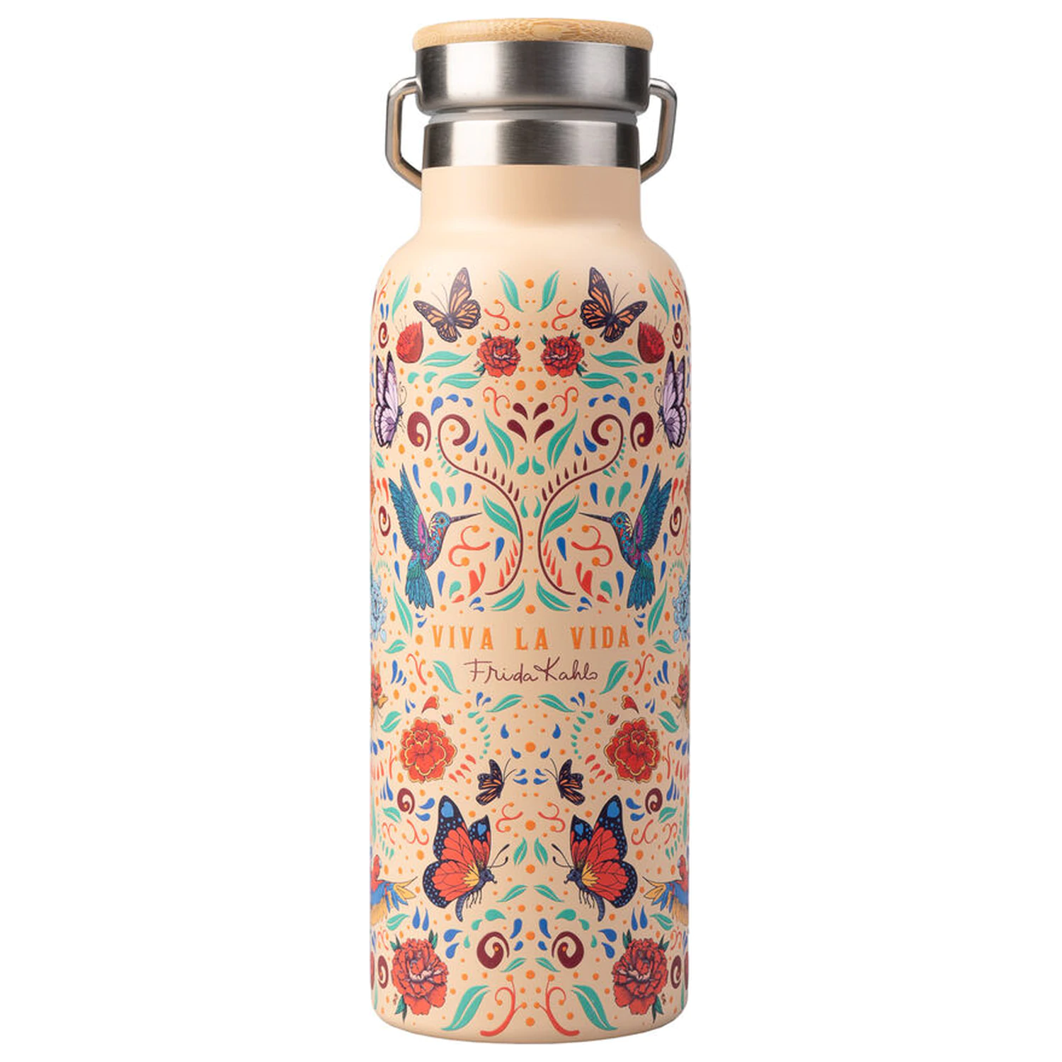 Frida Kahlo Long Live Life rozsdamentes acél palack kulacs 500ml termékfotó