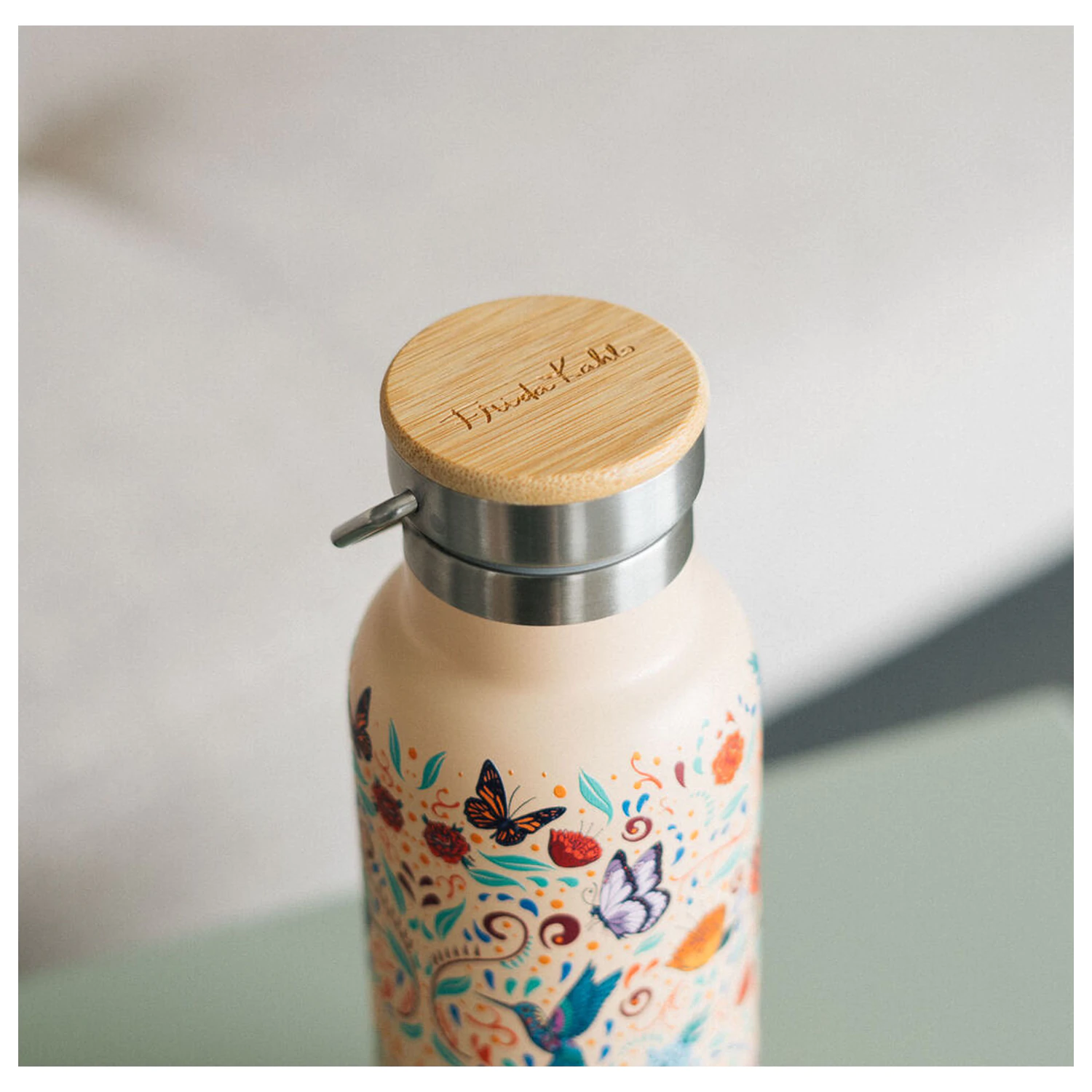 Frida Kahlo Long Live Life rozsdamentes acél palack kulacs 500ml termékfotó