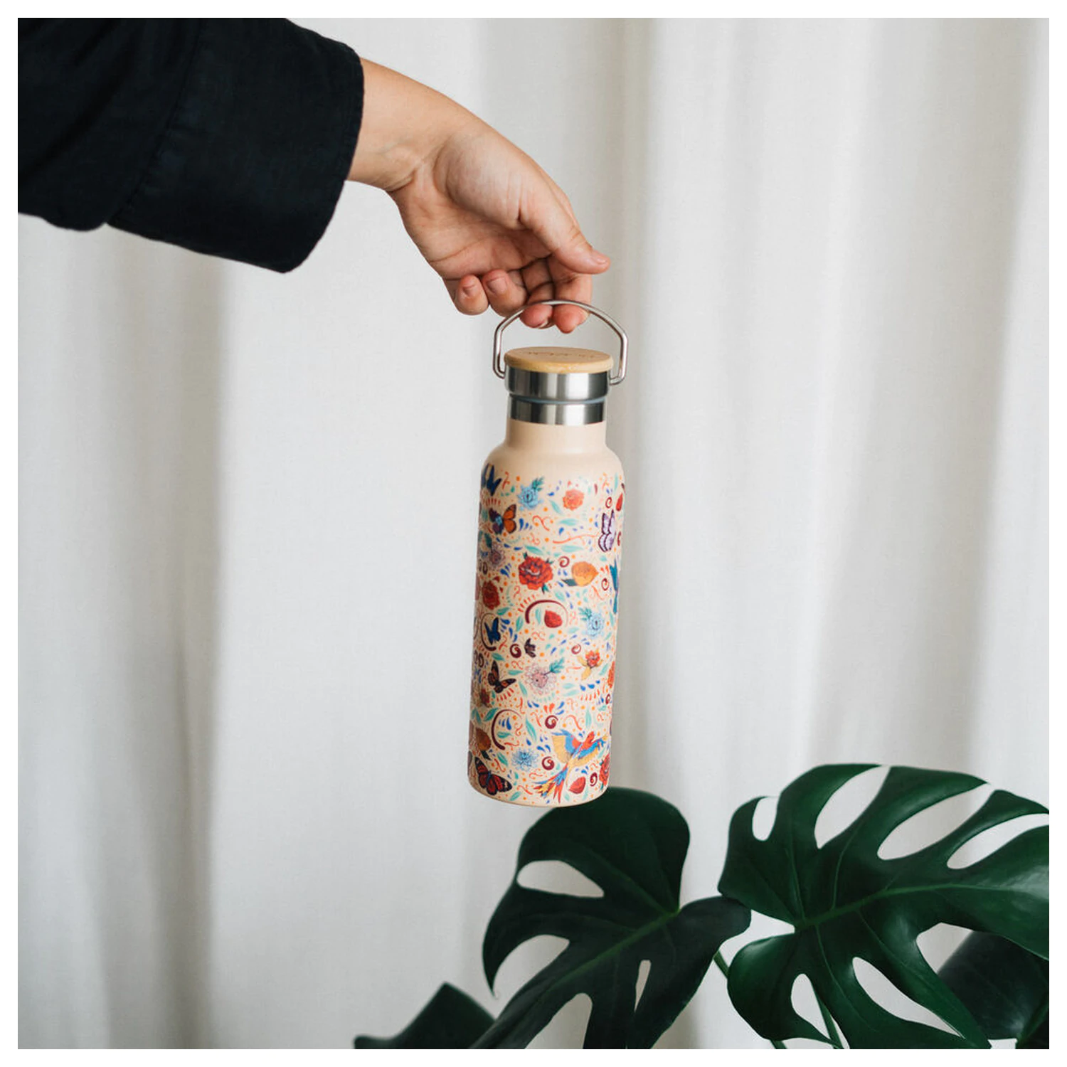 Frida Kahlo Long Live Life rozsdamentes acél palack kulacs 500ml termékfotó