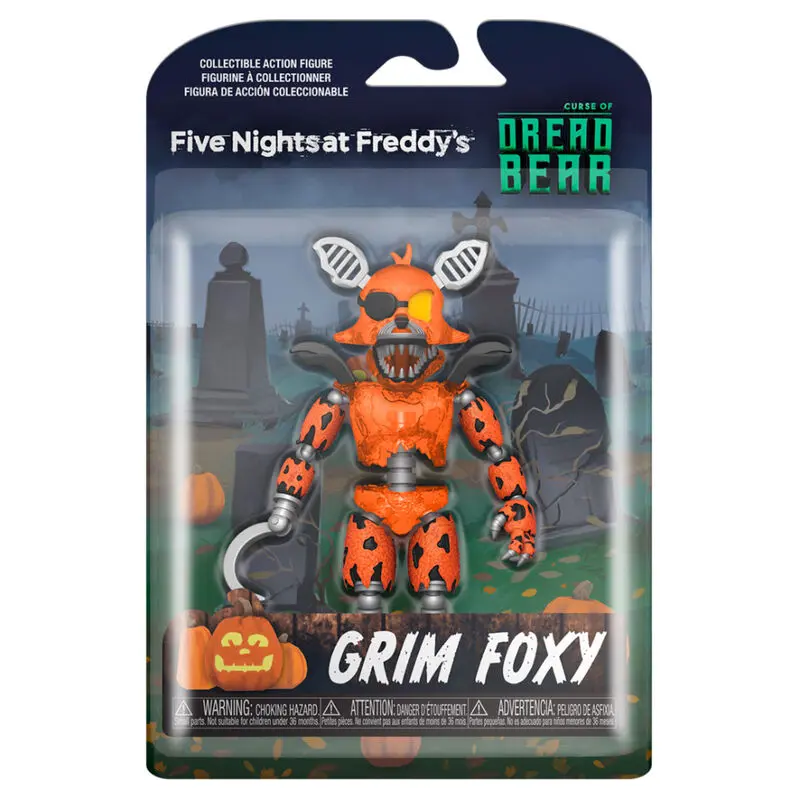 Five Nights at Freddy's Dreadbear Action Figure Grim Foxy 13 cm termékfotó