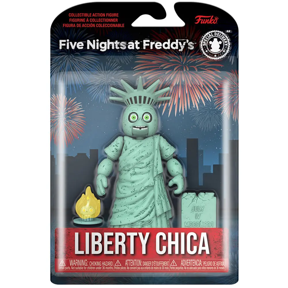 Five Night at Freddys Liberty Chica akciófigura 13 cm termékfotó