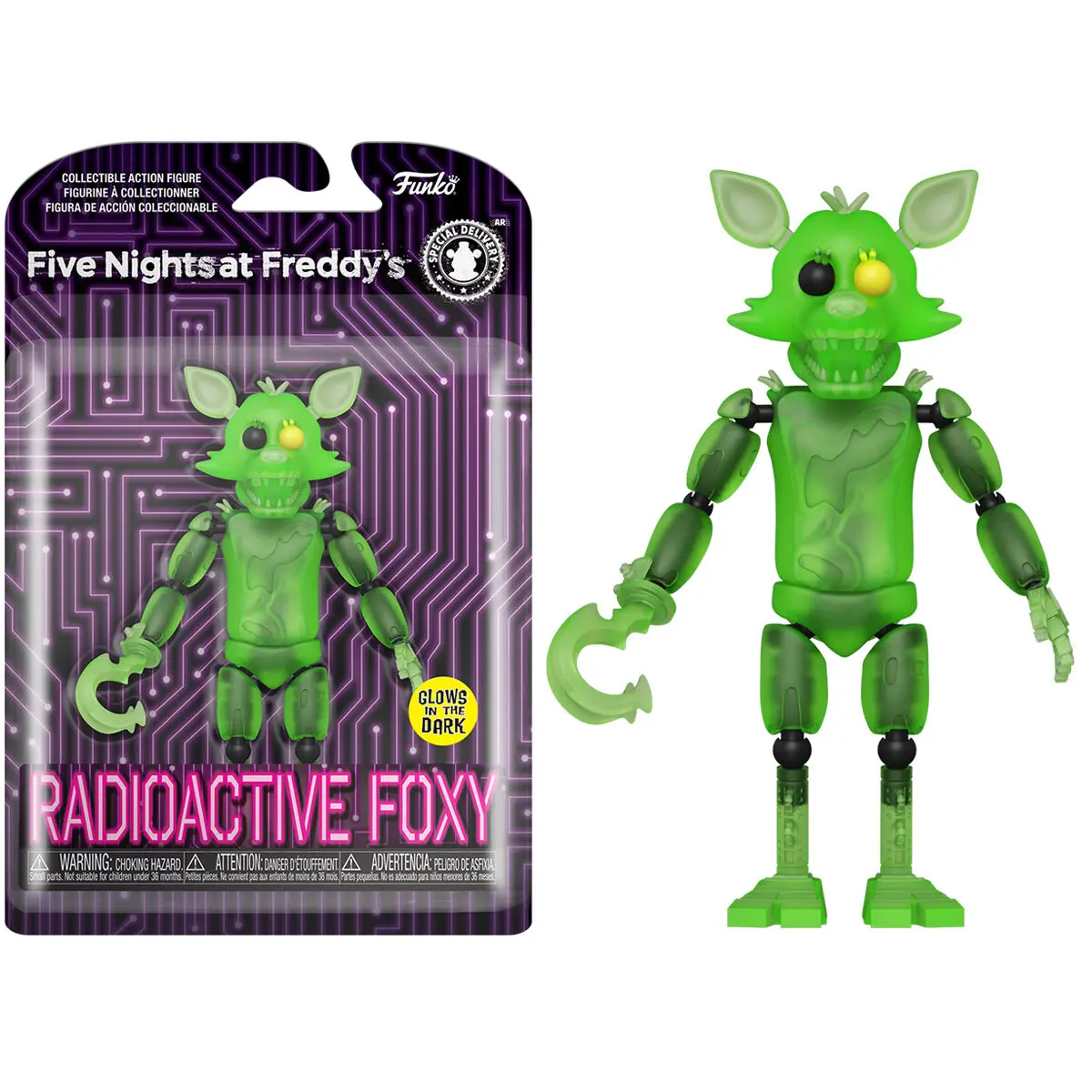 Five Nights at Freddys Radioactive Foxy akciófigura 13 cm termékfotó