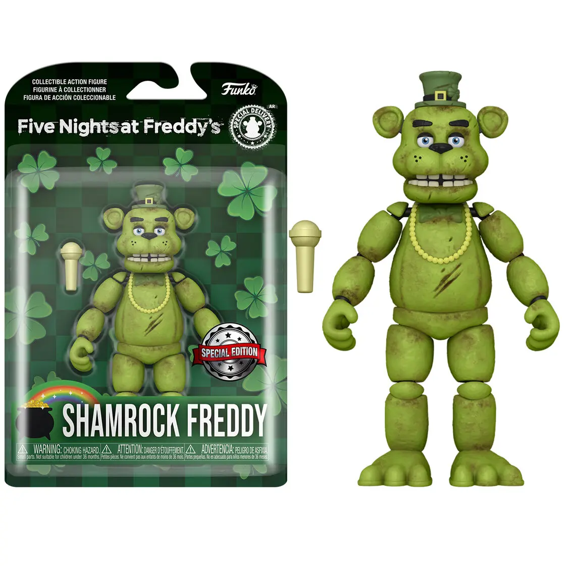 Five Nights at Freddys Shamrock Freddy Exclusive akciófigura termékfotó