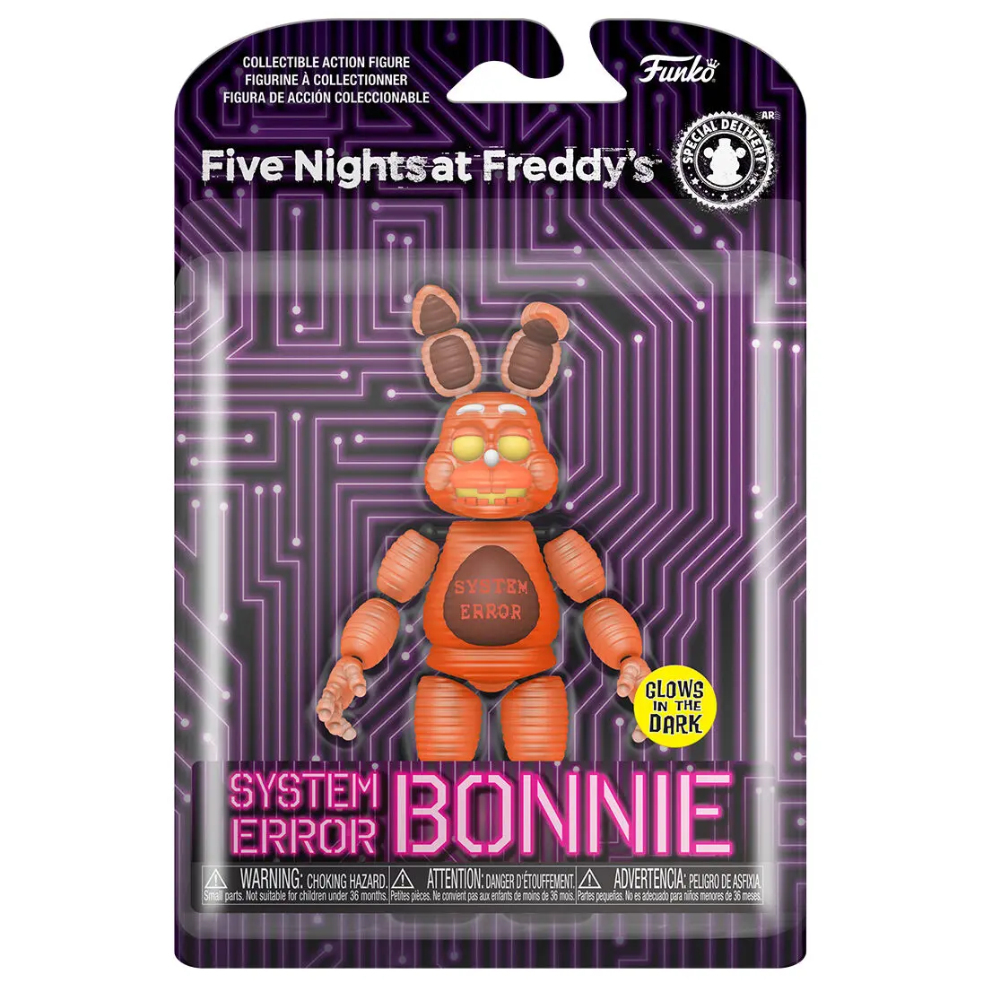 Five Nights at Freddy's Action Figure System Error Bonnie (GW) 13 cm termékfotó