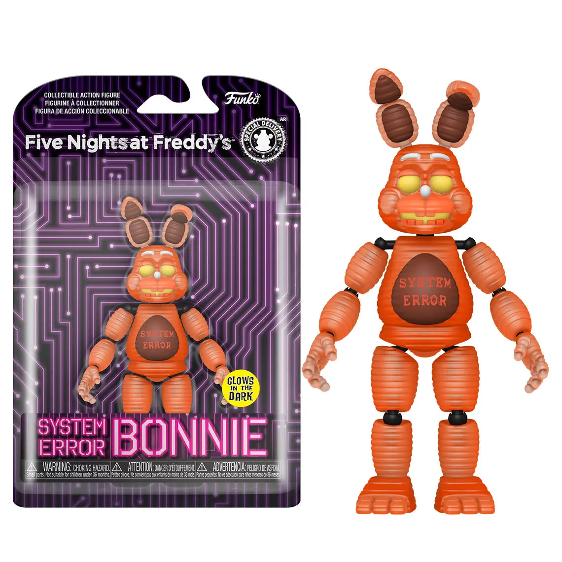 Five Nights at Freddy's Action Figure System Error Bonnie (GW) 13 cm termékfotó