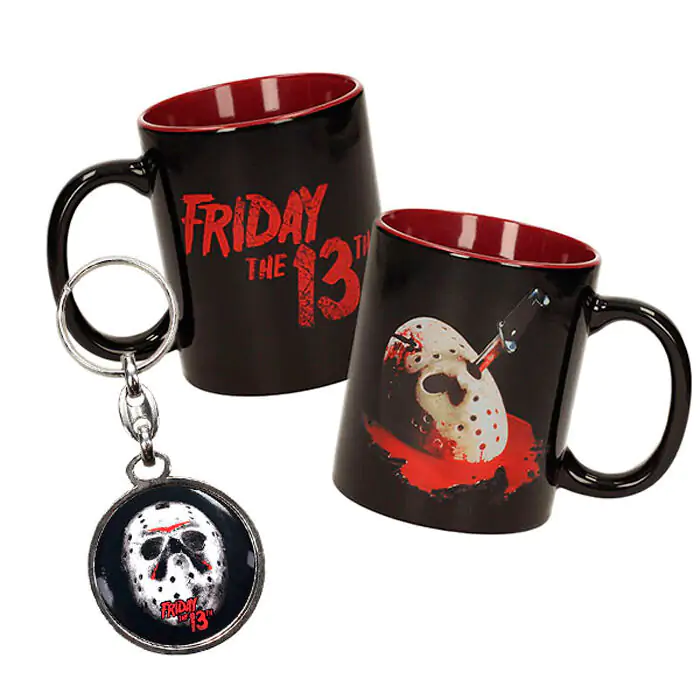 Friday the 13th bögre és fém kulcstartó termékfotó
