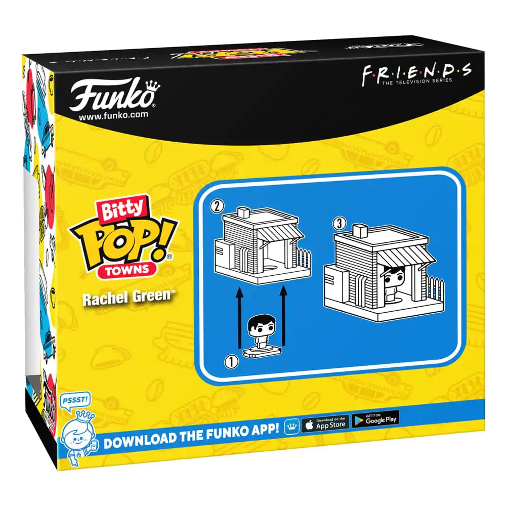 Friends Bitty Funko POP! Town Vinyl figura Rachel at Central Perks 2,5 cm termékfotó