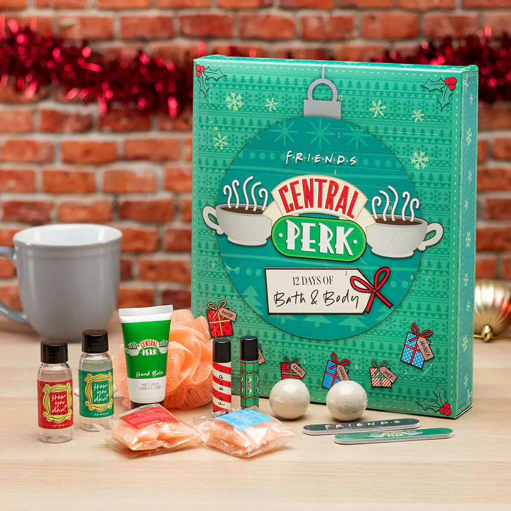 Friends Central Perk 12-Tage-Adventskalender mit Badeaccessoires termékfotó