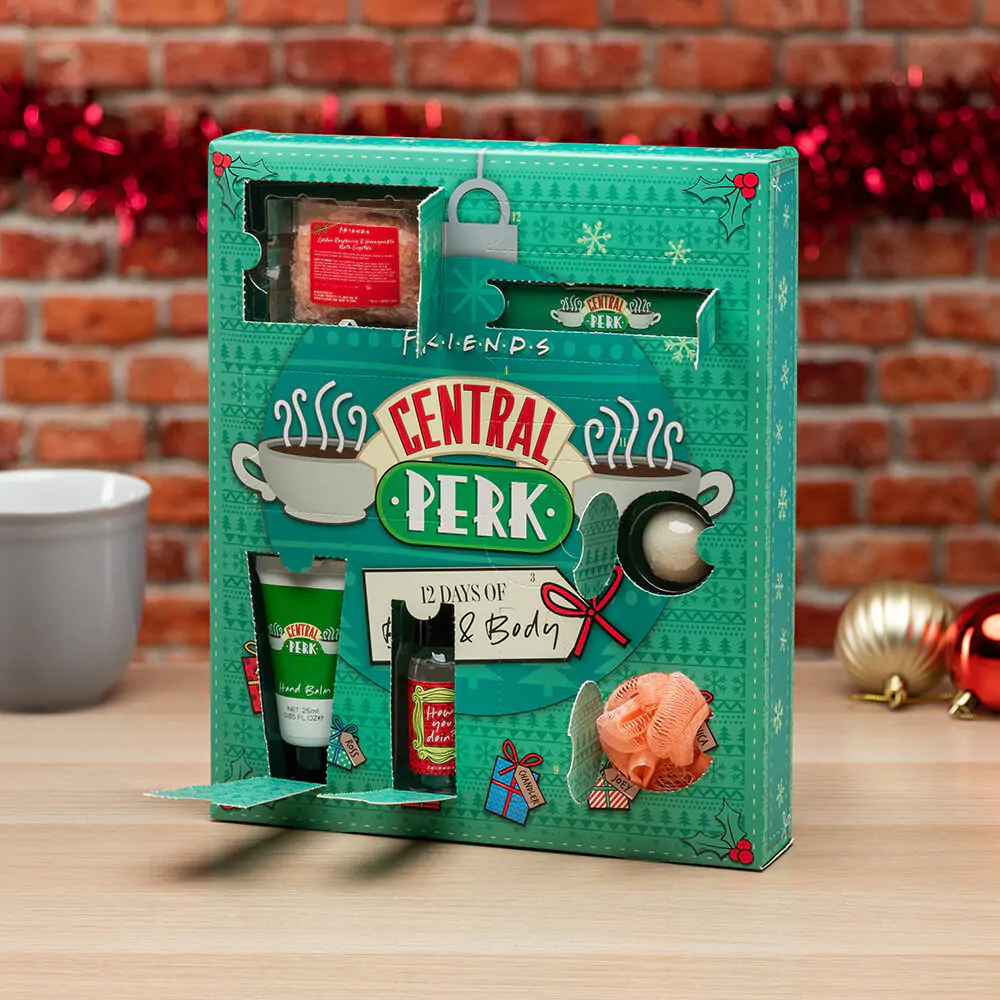 Friends Central Perk 12-Tage-Adventskalender mit Badeaccessoires termékfotó