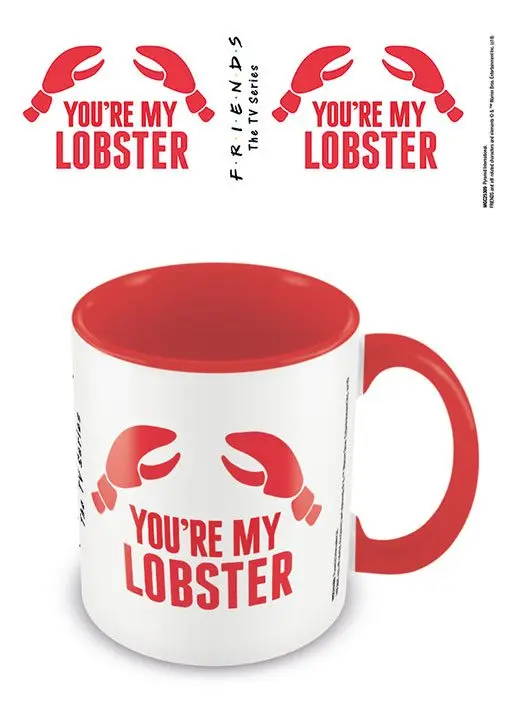 Friends Coloured Inner You're my Lobster bögre termékfotó