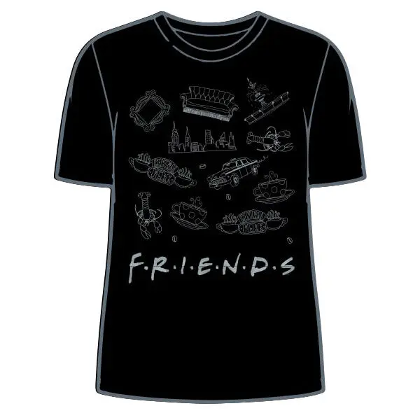 Friends felnőtt női póló termékfotó