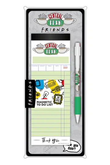 Friends mégneses tevékényeség lista és toll termékfotó