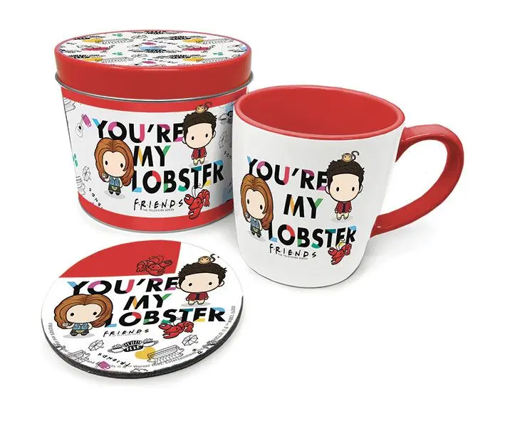 Friends You're my Lobster - Chibi bögre poháralátéttel termékfotó