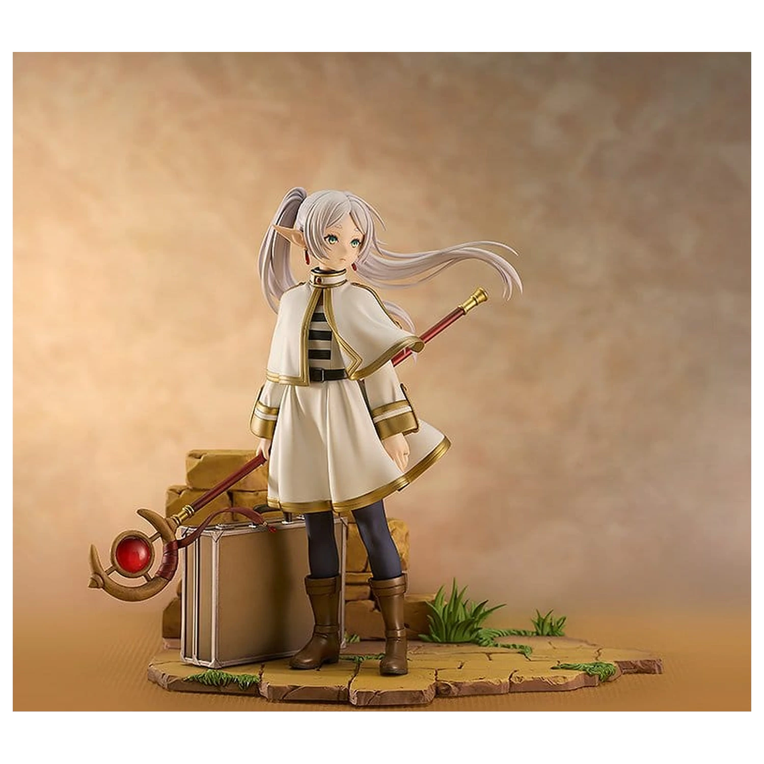 Frieren: Beyond Journey's End 1/7 Frieren: Magic of the Eventide Glow PVC szobor figura 21 cm termékfotó