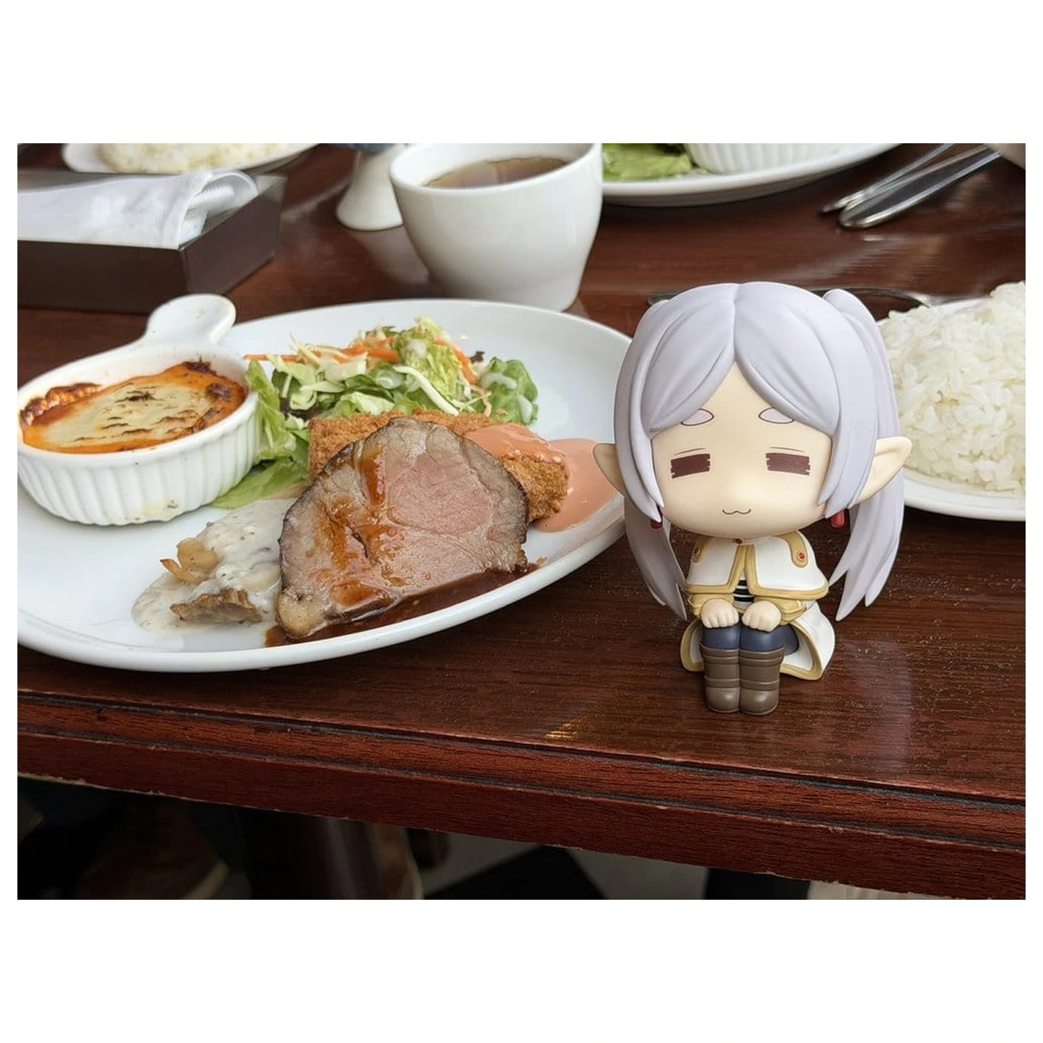 Frieren: Beyond Journey's End Look Up Droopy Face Ver. & Himmel PVC szobor figurák 11 cm (with gift)           termékfotó