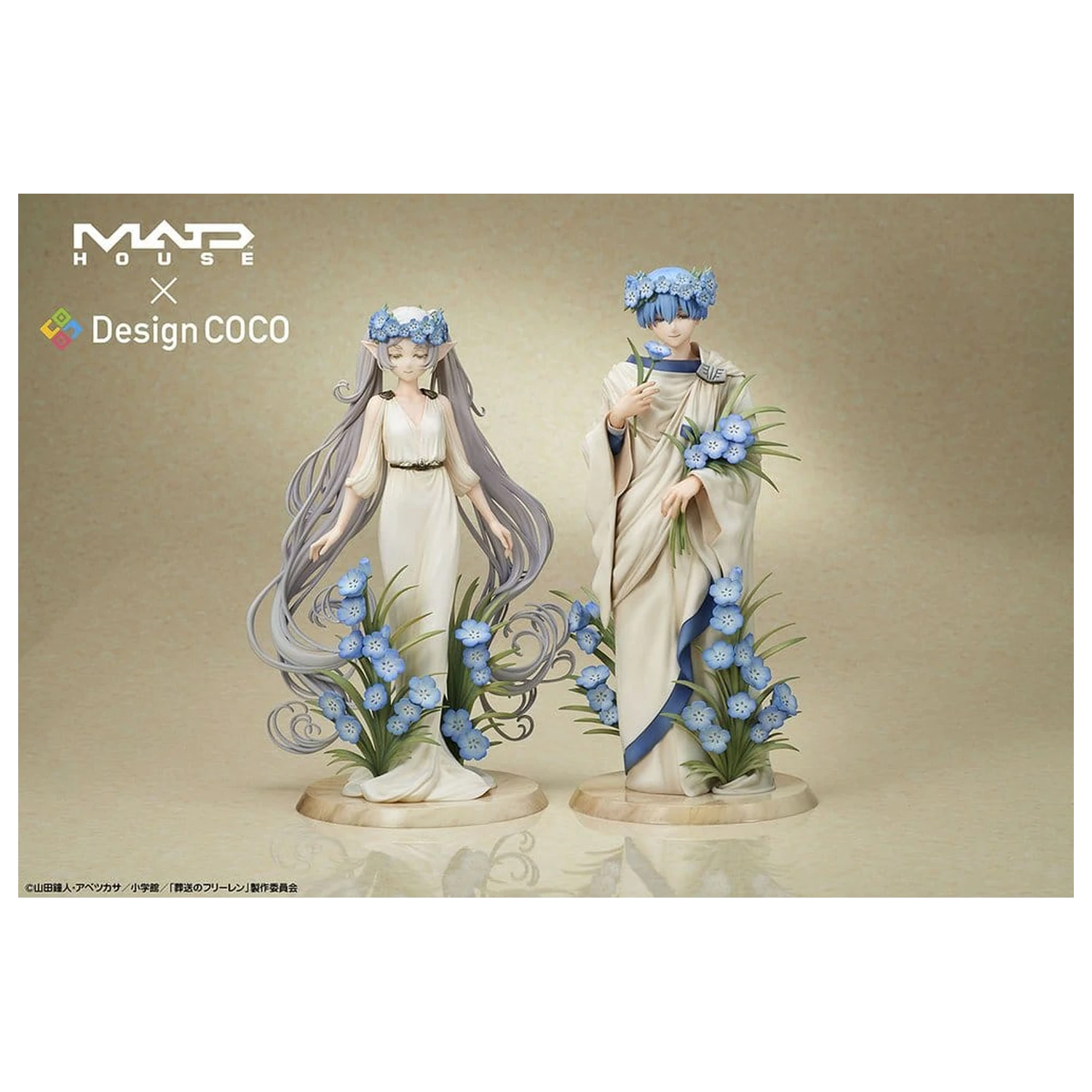 Frieren: Beyond Journey's End PVC Frieren & Himmel Art Nouveau Style 2 db-os figura csomag  termékfotó