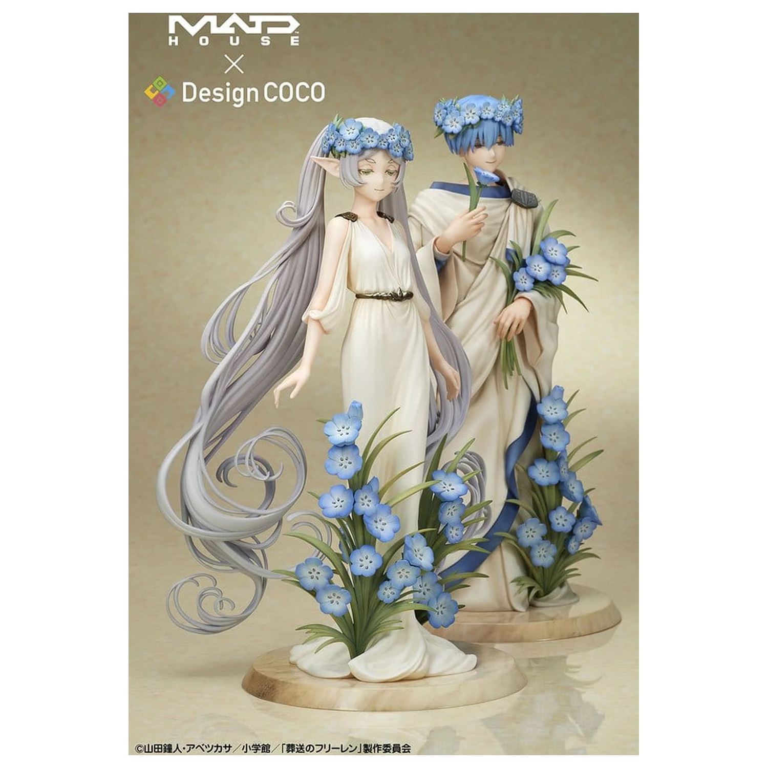 Frieren: Beyond Journey's End PVC Frieren & Himmel Art Nouveau Style 2 db-os figura csomag  termékfotó