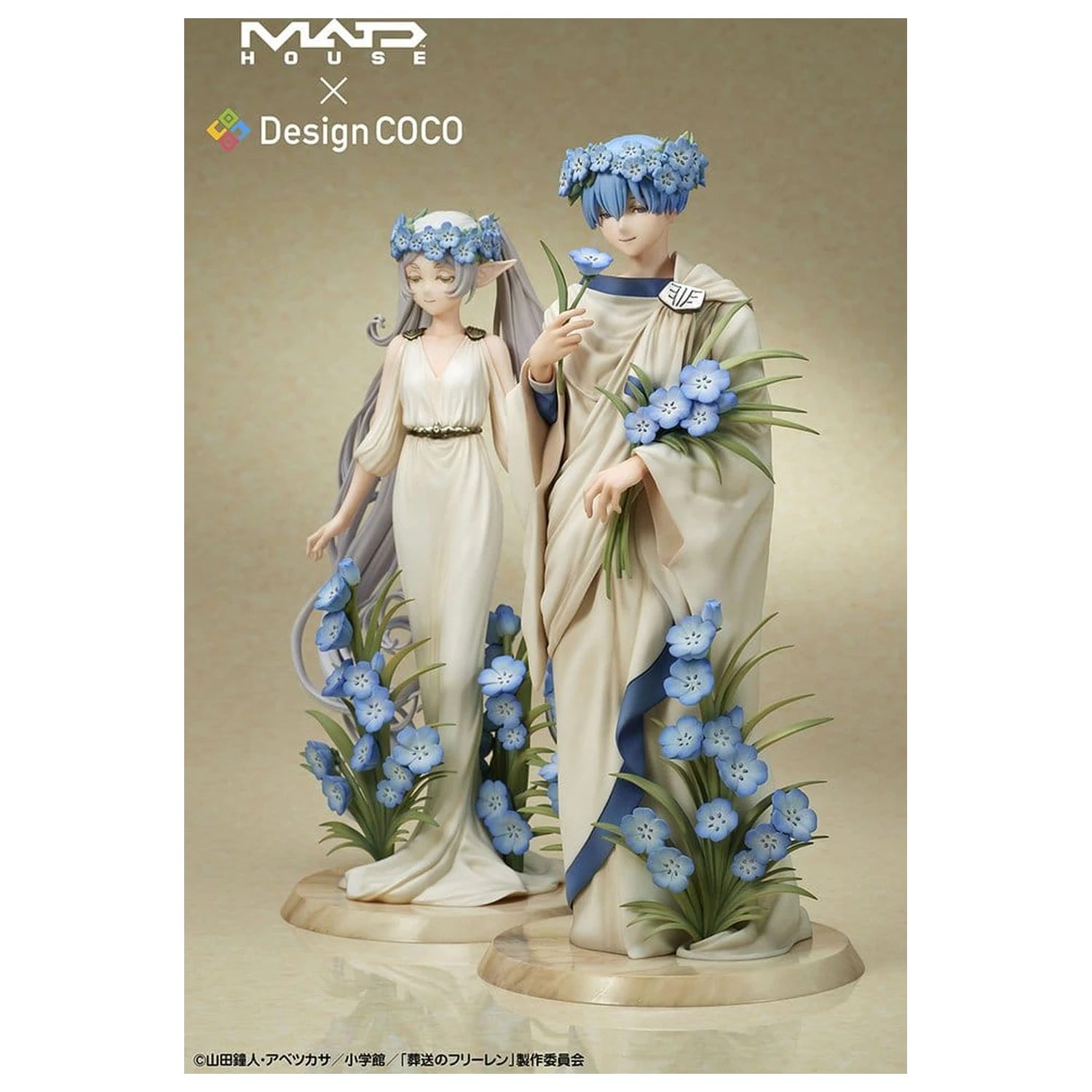 Frieren: Beyond Journey's End PVC Frieren & Himmel Art Nouveau Style 2 db-os figura csomag  termékfotó