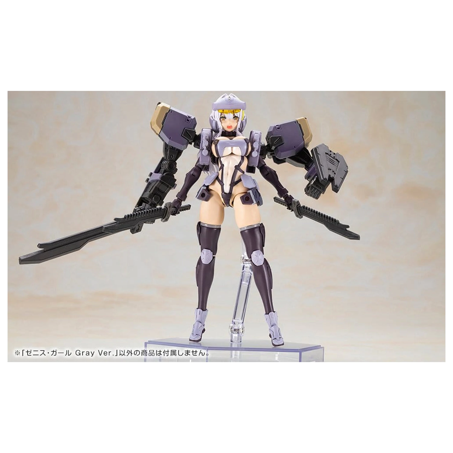 Front Mission Non Zenith Girl Gray Ver. műanyag modell készlet 16 cm termékfotó