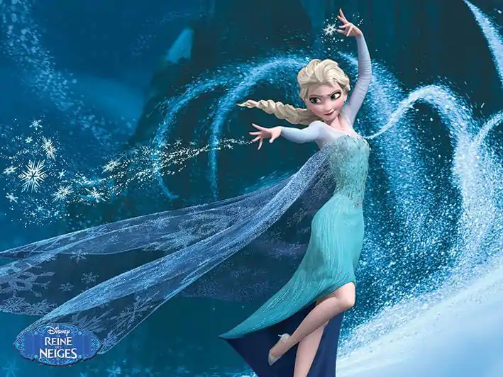 Frozen Elsa Magic French keretezett vászonnyomat 30 x 80 cm termékfotó
