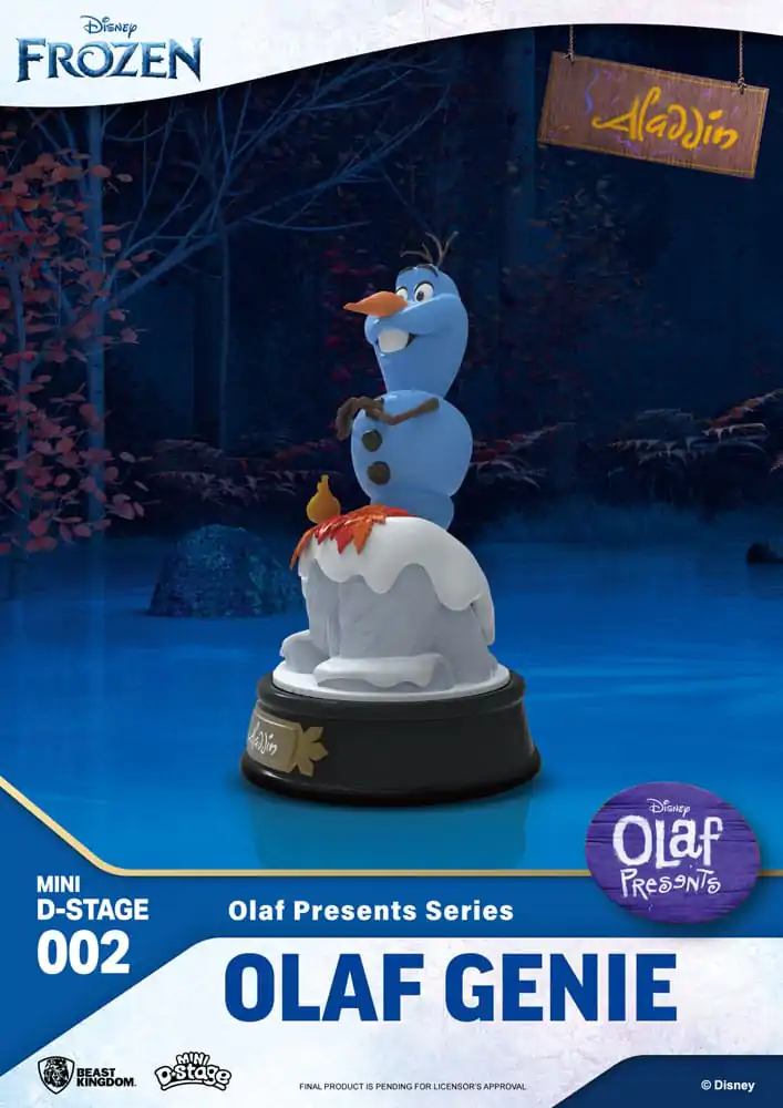 Frozen Mini Diorama Stage Olaf Presents Olaf Genie PVC szobor figura 12 cm termékfotó