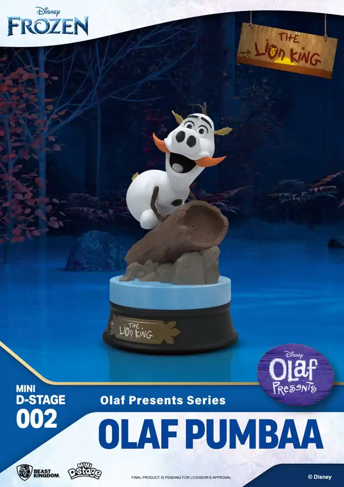 Frozen Mini Diorama Stage Olaf Presents Olaf Pumba PVC szobor figura 12 cm termékfotó