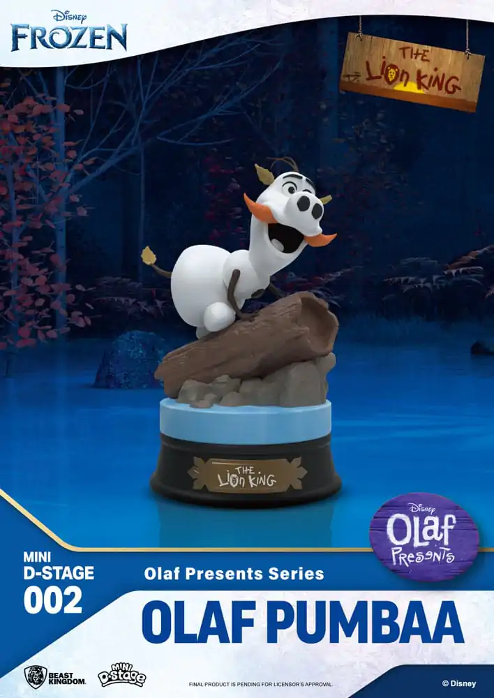 Frozen Mini Diorama Stage Olaf Presents Olaf Pumba PVC szobor figura 12 cm termékfotó
