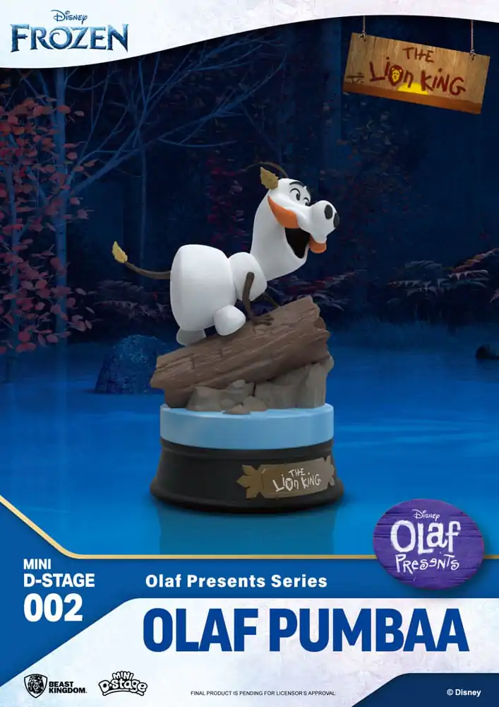 Frozen Mini Diorama Stage Olaf Presents Olaf Pumba PVC szobor figura 12 cm termékfotó