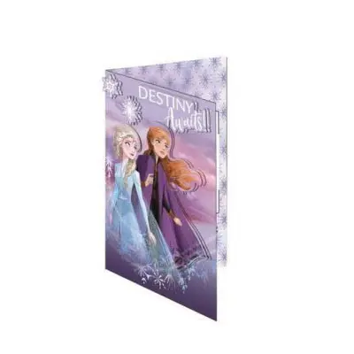 Frozen 3D greeting card and envelope termékfotó