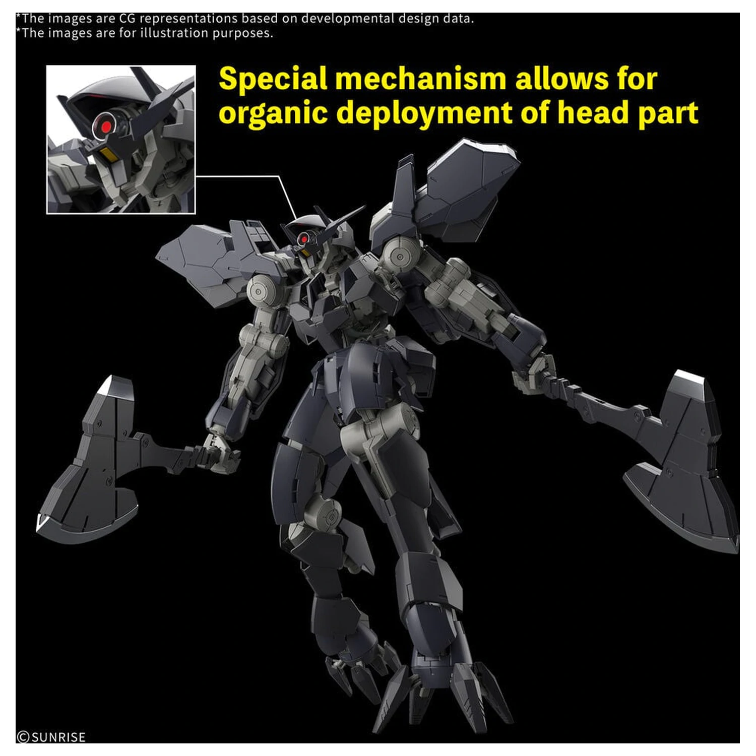 Full Mechanics 1/100 Graze Ein Mobile Suit Gundam Iron-Blooded Orphans modell készlet termékfotó