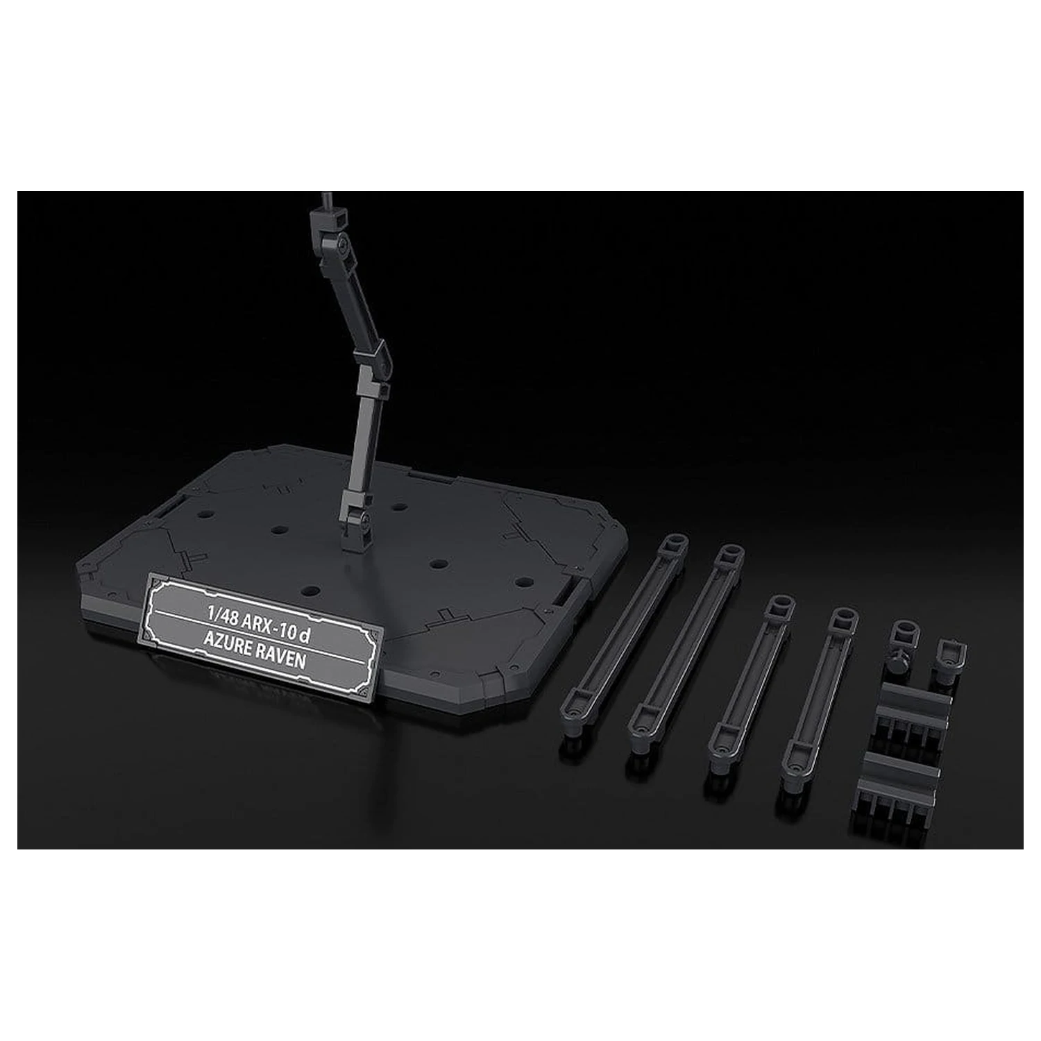 Full Metal Panic! 1/48 Azure Raven with Type 10 Modified Monomolecular Blade tányérd Ver. & Special Display Base Műanyag modell készlet 18 cm    termékfotó