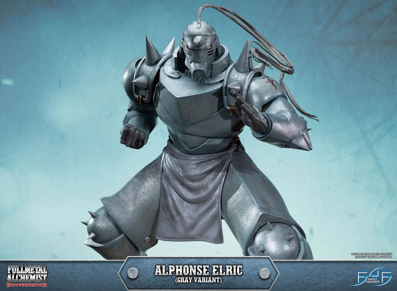 Fullmetal Alchemist Brotherhood Alphonse Elric Gray Variant szobor figura 55 cm termékfotó