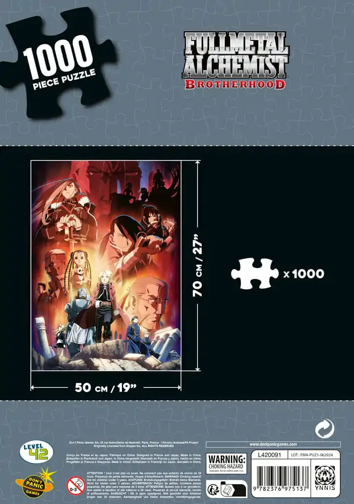 Fullmetal Alchemist: Brotherhood Puzzle Characters (1000 Teile) termékfotó