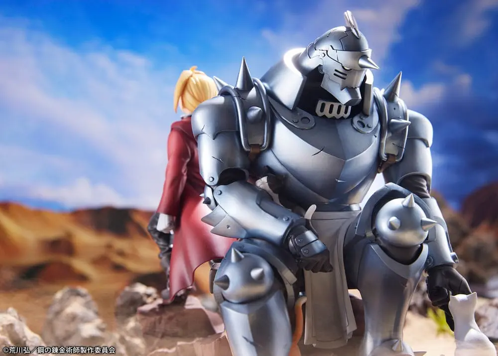Fullmetal Alchemist: Brotherhood Edward Elric &amp; Alphonse Elric Brothers PVC szobor figura 24 cm termékfotó