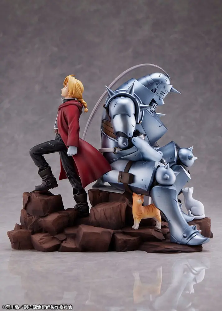 Fullmetal Alchemist: Brotherhood Edward Elric &amp; Alphonse Elric Brothers PVC szobor figura 24 cm termékfotó