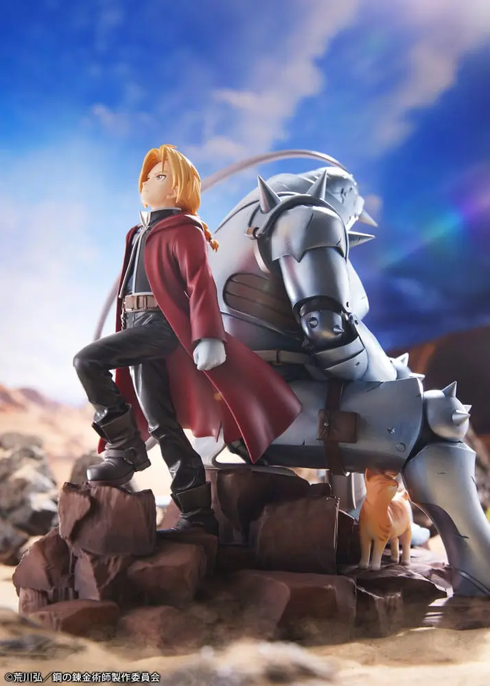 Fullmetal Alchemist: Brotherhood Edward Elric &amp; Alphonse Elric Brothers PVC szobor figura 24 cm termékfotó