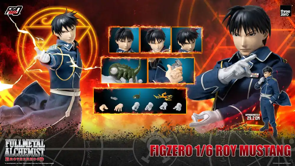 Fullmetal Alchemist: Brotherhood FigZero 1/6 Roy Mustang akciófigura 29 cm termékfotó