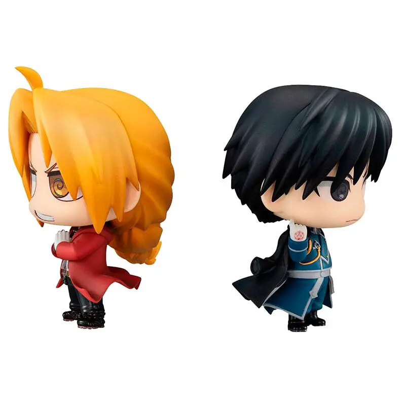 Fullmetál Alchemist Chimimega Buddy sorozat Edward Elric &amp; Roy Mustang 2 csomagos figura 7cm termékfotó