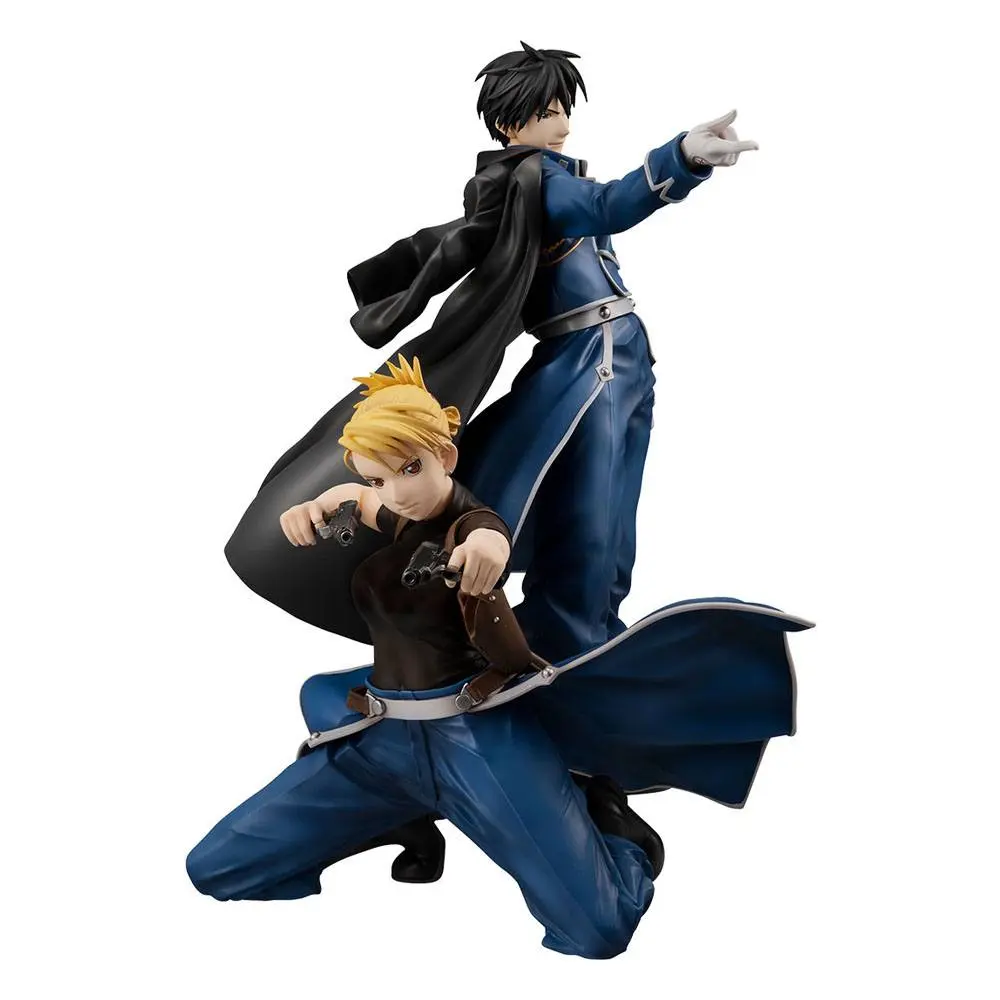 Fullmetal Alchemist Precious G.E.M. Series Roy Mustang &amp; Liza Hawkeye szobor figura csomag 12 - 22 cm termékfotó