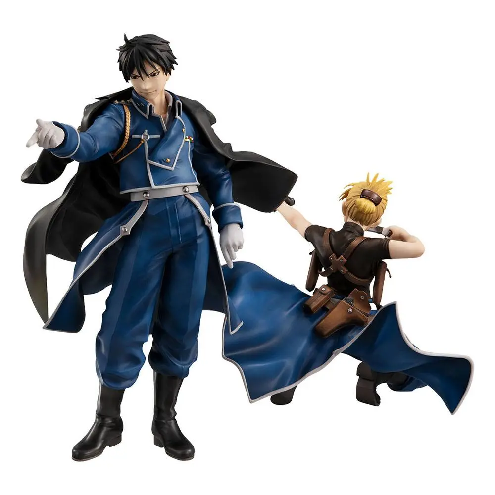 Fullmetal Alchemist Precious G.E.M. Series Roy Mustang &amp; Liza Hawkeye szobor figura csomag 12 - 22 cm termékfotó