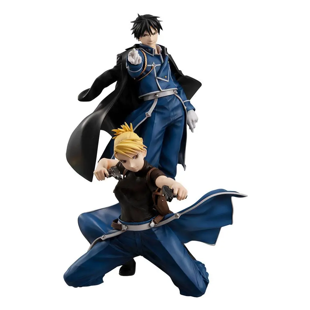 Fullmetal Alchemist Precious G.E.M. Series Roy Mustang &amp; Liza Hawkeye szobor figura csomag 12 - 22 cm termékfotó