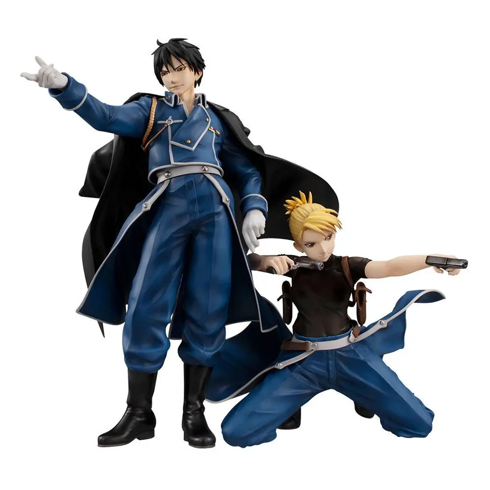 Fullmetal Alchemist Precious G.E.M. Series Roy Mustang &amp; Liza Hawkeye szobor figura csomag 12 - 22 cm termékfotó