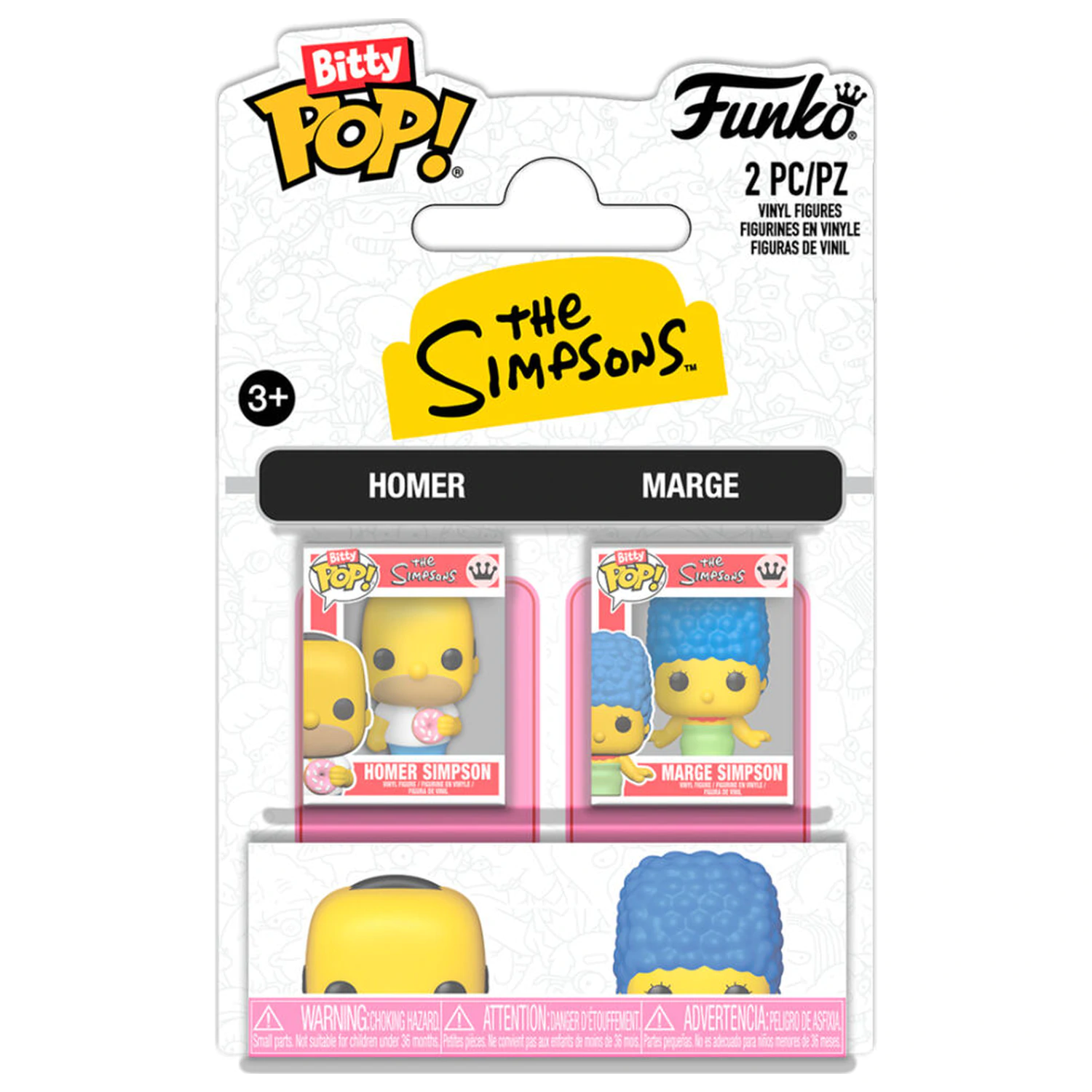 Funko Bitty POP 2db-os figura csomag The Simpsons Homer & Marge termékfotó