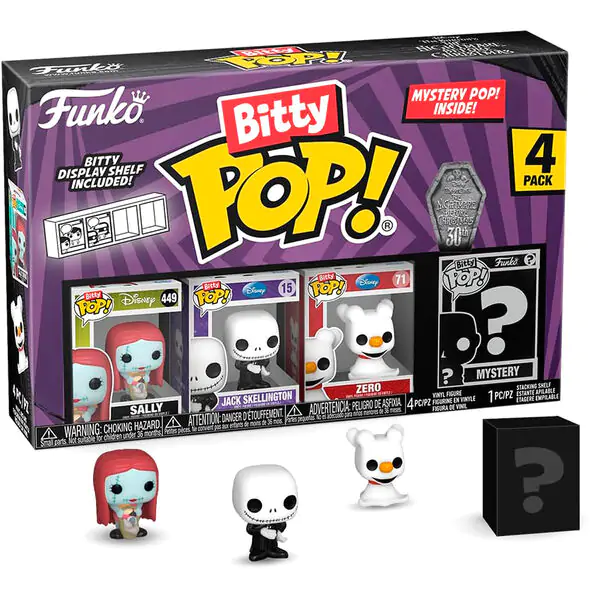 Bitty POP! Vinyl Figuren 4er-Pack Disney Nightmare Before Christmas Sally termékfotó