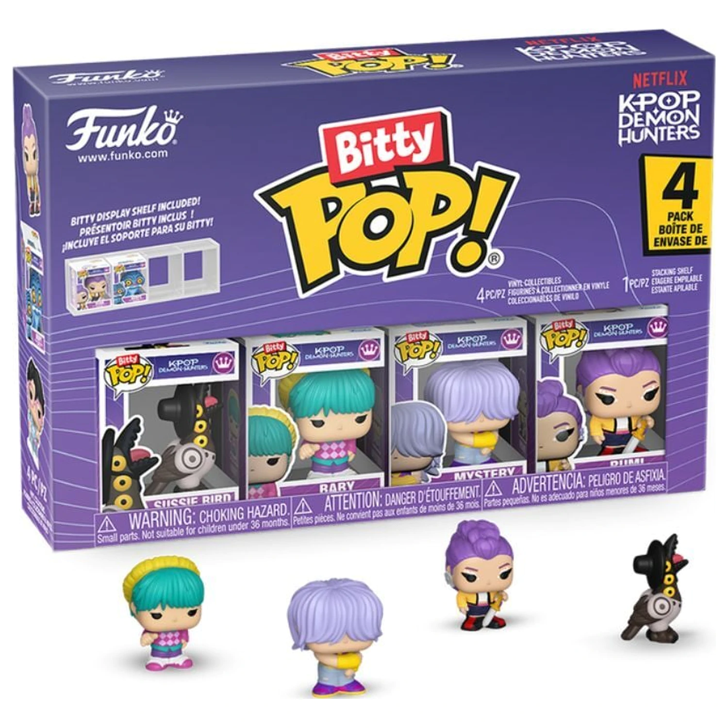 Funko Bitty POP 4db-os figura csomag KPop Demon Hunters termékfotó