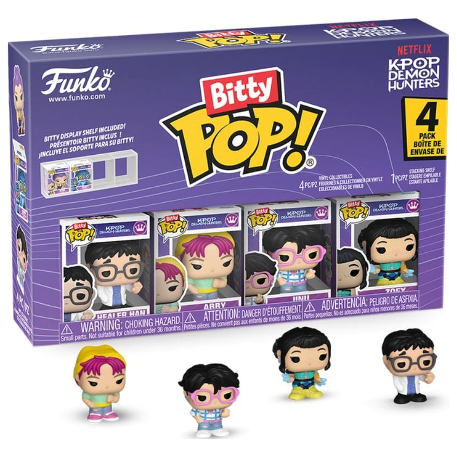 Funko Bitty POP 4db-os figura csomag KPop Demon Hunters termékfotó