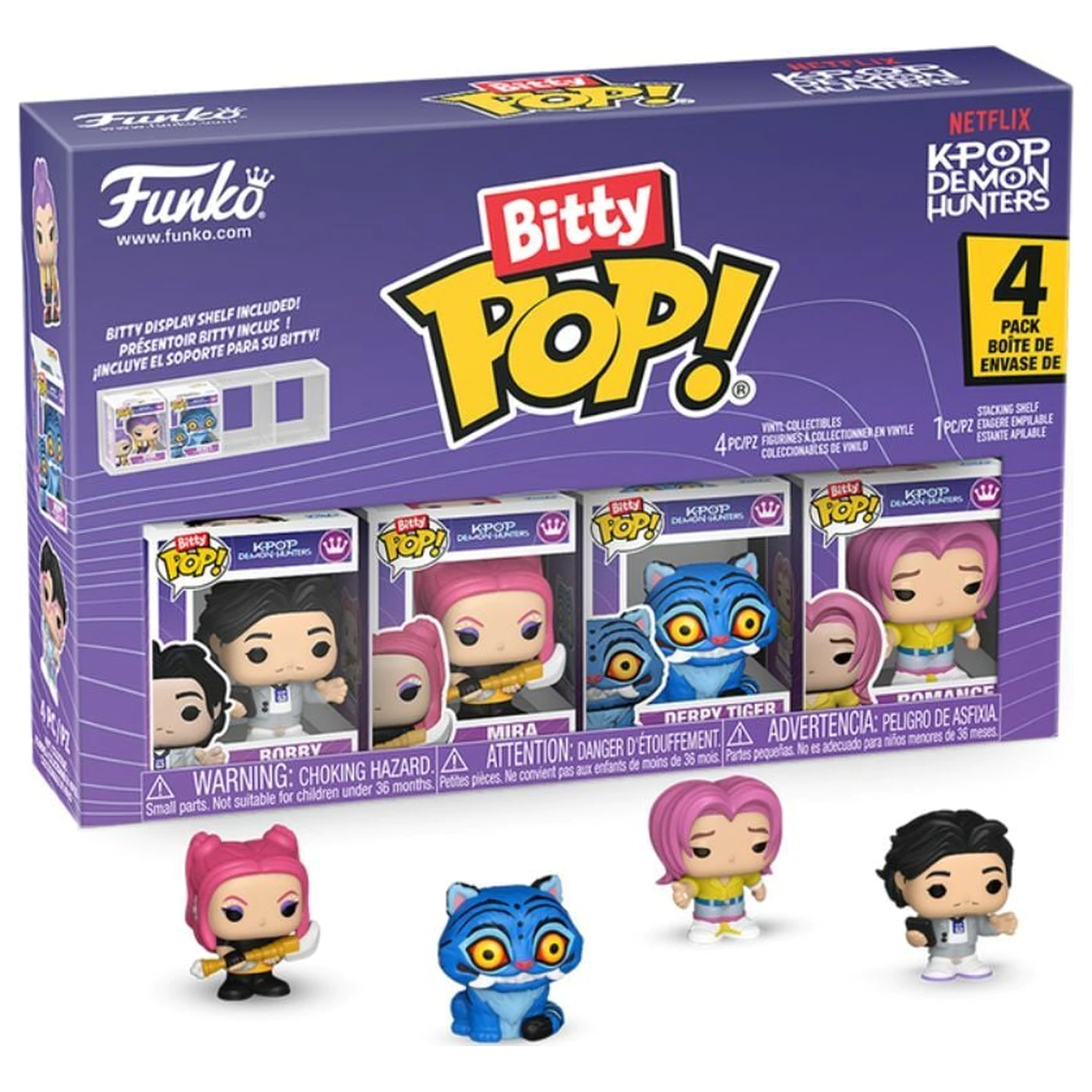 Funko Bitty POP 4db-os figura csomag KPop Demon Hunters termékfotó